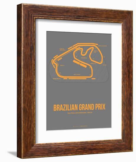 Brazilian Grand Prix 1-NaxArt-Framed Art Print