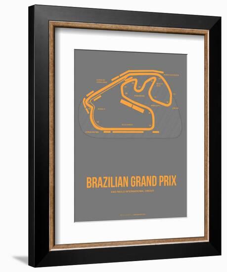 Brazilian Grand Prix 1-NaxArt-Framed Art Print