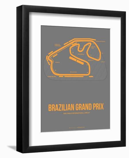 Brazilian Grand Prix 1-NaxArt-Framed Art Print