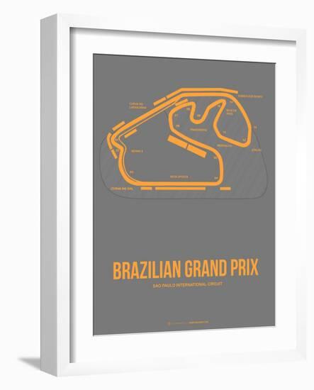 Brazilian Grand Prix 1-NaxArt-Framed Art Print