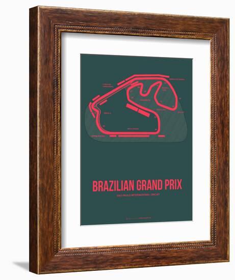 Brazilian Grand Prix 2-NaxArt-Framed Art Print