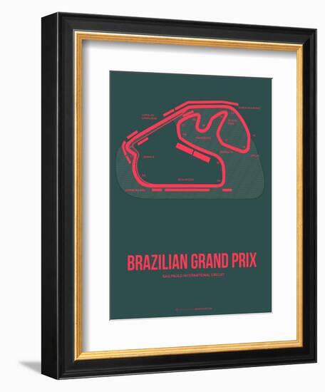 Brazilian Grand Prix 2-NaxArt-Framed Art Print