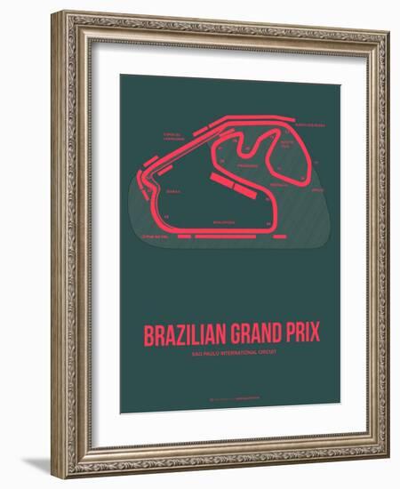 Brazilian Grand Prix 2-NaxArt-Framed Art Print