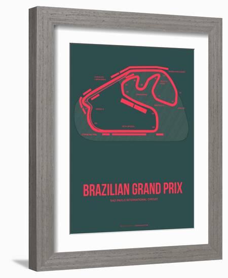 Brazilian Grand Prix 2-NaxArt-Framed Art Print