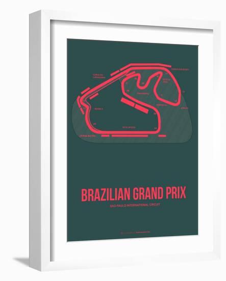 Brazilian Grand Prix 2-NaxArt-Framed Art Print