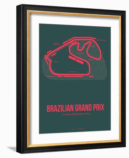 Brazilian Grand Prix 2-NaxArt-Framed Art Print