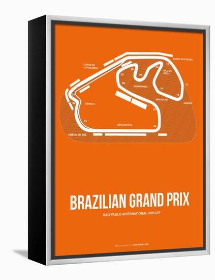 Brazilian Grand Prix 3-NaxArt-Framed Stretched Canvas