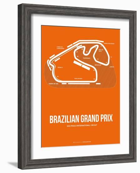 Brazilian Grand Prix 3-NaxArt-Framed Art Print