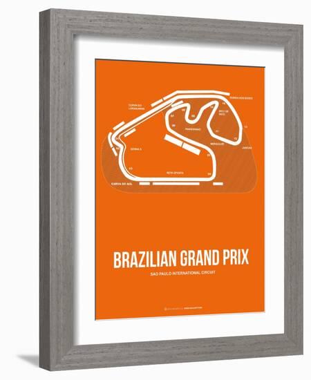 Brazilian Grand Prix 3-NaxArt-Framed Art Print