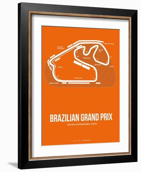 Brazilian Grand Prix 3-NaxArt-Framed Art Print