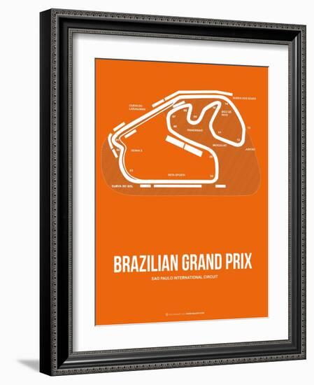 Brazilian Grand Prix 3-NaxArt-Framed Art Print