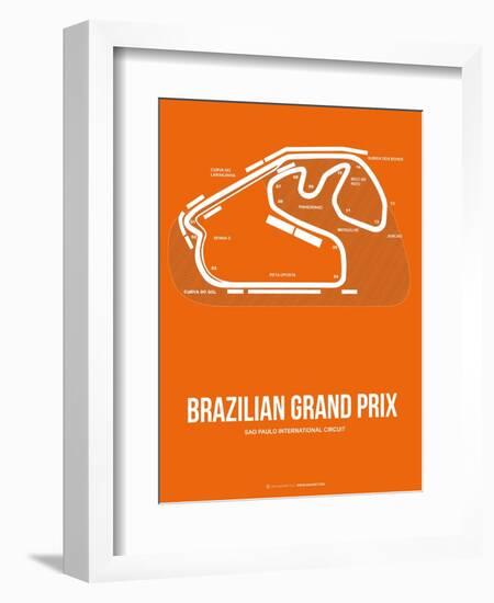 Brazilian Grand Prix 3-NaxArt-Framed Art Print