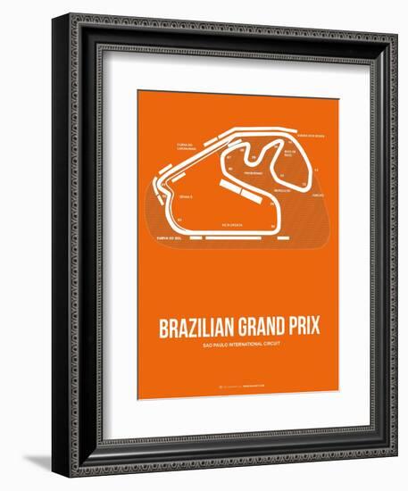 Brazilian Grand Prix 3-NaxArt-Framed Art Print