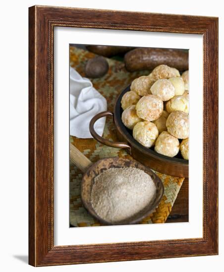 Brazilian Pao De Queijo, Cheese Bread, Brazil, South America-Tondini Nico-Framed Photographic Print