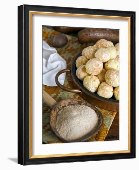 Brazilian Pao De Queijo, Cheese Bread, Brazil, South America-Tondini Nico-Framed Photographic Print