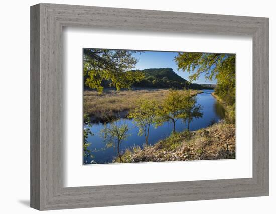 Brazos River below Possum Kingdom Lake from Highway 16-Larry Ditto-Framed Photographic Print