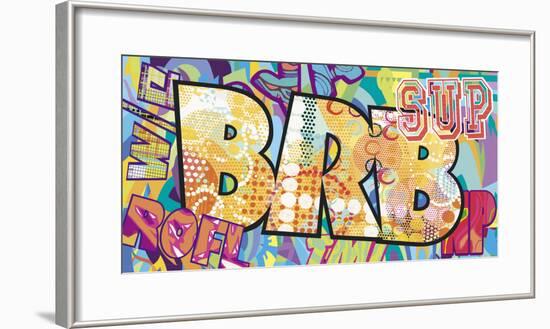 BRB (Be Right Back)-Tom Frazier-Framed Art Print