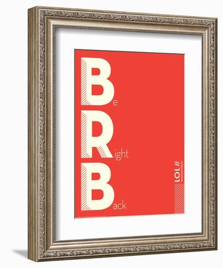 Brb-J.J. Brando-Framed Art Print