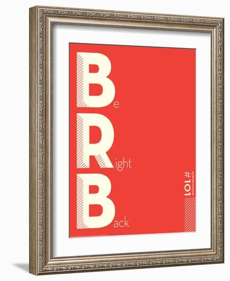 Brb-J.J. Brando-Framed Art Print