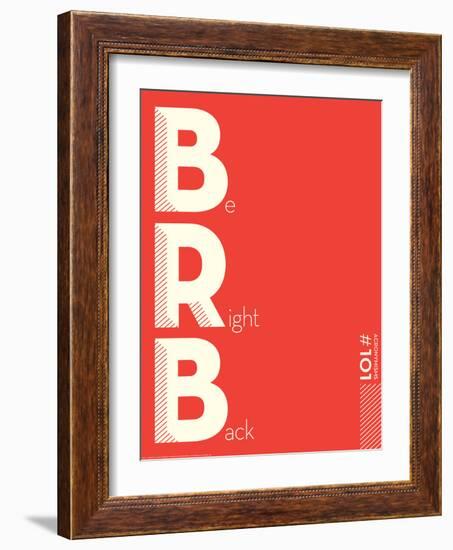 Brb-J.J. Brando-Framed Art Print