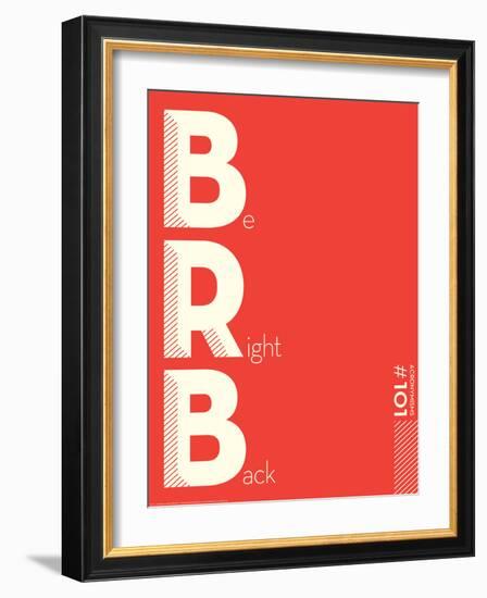 Brb-J.J. Brando-Framed Art Print