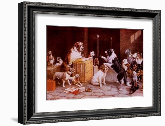 Breach of Promise Suit-Cassius Marcellus Coolidge-Framed Art Print