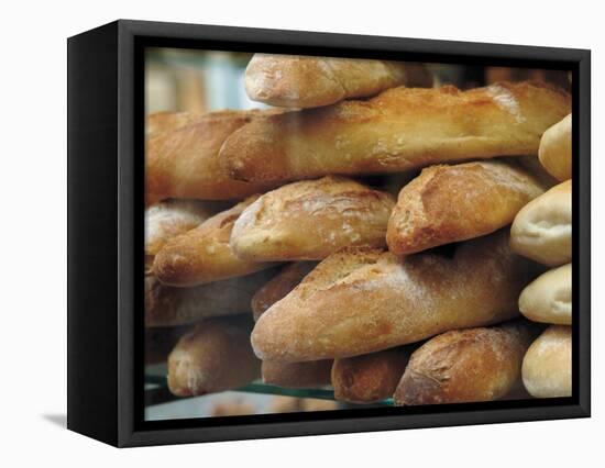Bread and Baguettes in Boulangerie in Town Centre, Lille, Flanders, Nord, France-David Hughes-Framed Premier Image Canvas