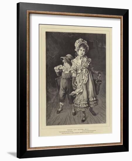 Bread and Butter Days-Weedon Grossmith-Framed Giclee Print