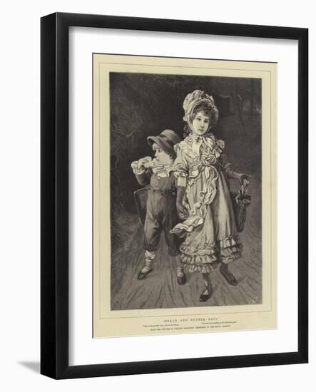 Bread and Butter Days-Weedon Grossmith-Framed Giclee Print