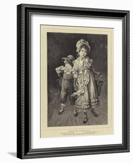 Bread and Butter Days-Weedon Grossmith-Framed Giclee Print