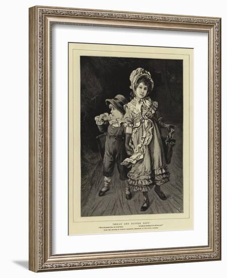 Bread and Butter Days-Weedon Grossmith-Framed Giclee Print