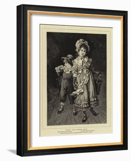 Bread and Butter Days-Weedon Grossmith-Framed Giclee Print