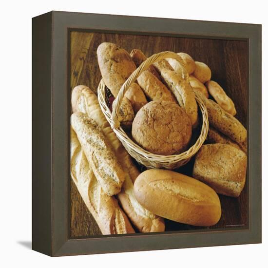 Bread Loaves and a Basket-Roy Rainford-Framed Premier Image Canvas