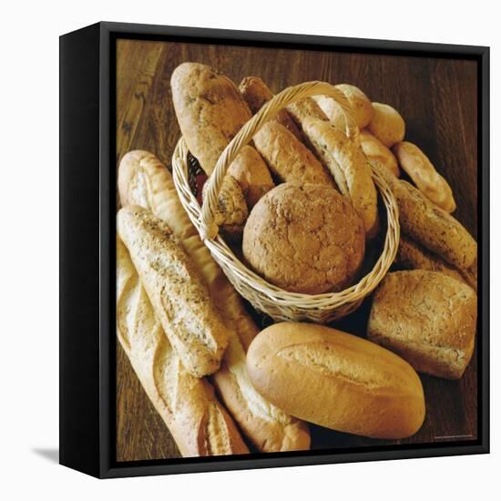 Bread Loaves and a Basket-Roy Rainford-Framed Premier Image Canvas