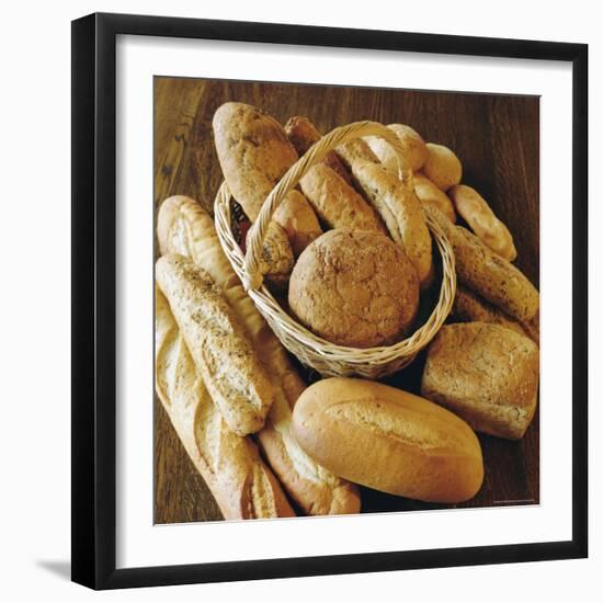 Bread Loaves and a Basket-Roy Rainford-Framed Photographic Print