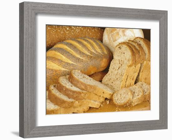Bread Loaves and Slices of Bread-Lee Frost-Framed Photographic Print