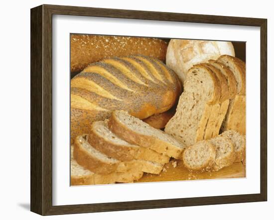 Bread Loaves and Slices of Bread-Lee Frost-Framed Photographic Print