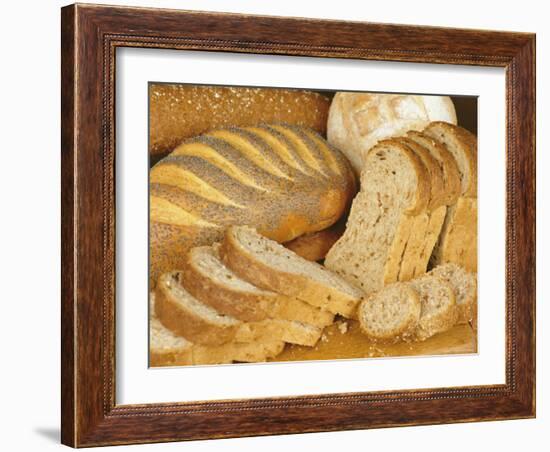 Bread Loaves and Slices of Bread-Lee Frost-Framed Photographic Print