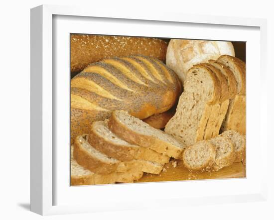 Bread Loaves and Slices of Bread-Lee Frost-Framed Photographic Print