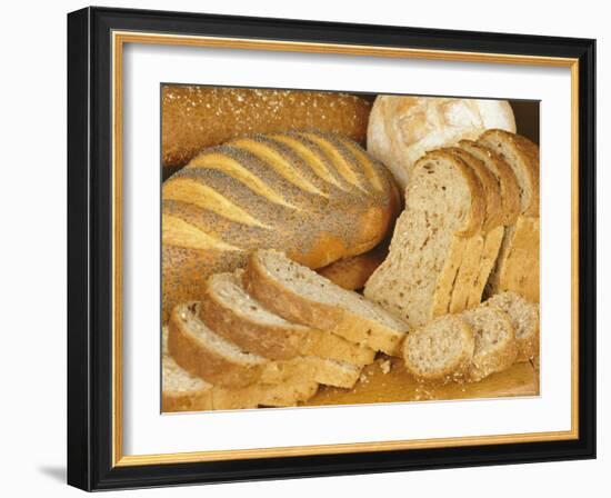 Bread Loaves and Slices of Bread-Lee Frost-Framed Photographic Print