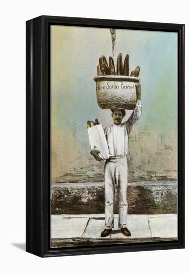 Bread Vendor-null-Framed Stretched Canvas