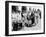 Breadline in Los Angeles Serving Soup and Bread-null-Framed Photo