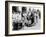 Breadline in Los Angeles Serving Soup and Bread-null-Framed Photo