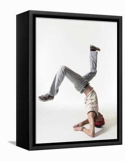 Break dancer-Erik Isakson-Framed Premier Image Canvas