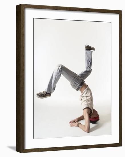 Break dancer-Erik Isakson-Framed Photographic Print