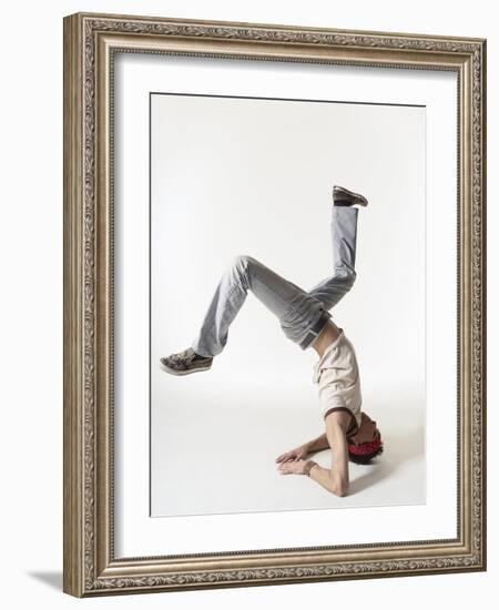 Break dancer-Erik Isakson-Framed Photographic Print