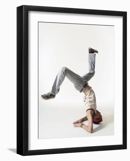 Break dancer-Erik Isakson-Framed Photographic Print