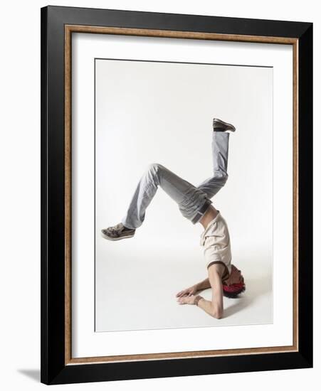 Break dancer-Erik Isakson-Framed Photographic Print