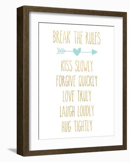 Break the Rules II-SD Graphics Studio-Framed Art Print