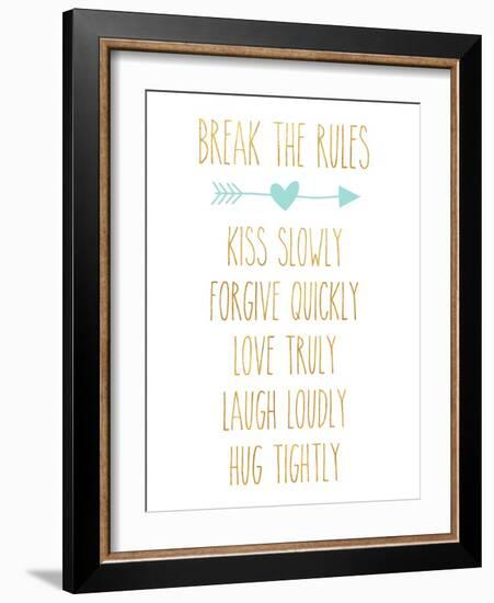 Break the Rules II-SD Graphics Studio-Framed Art Print